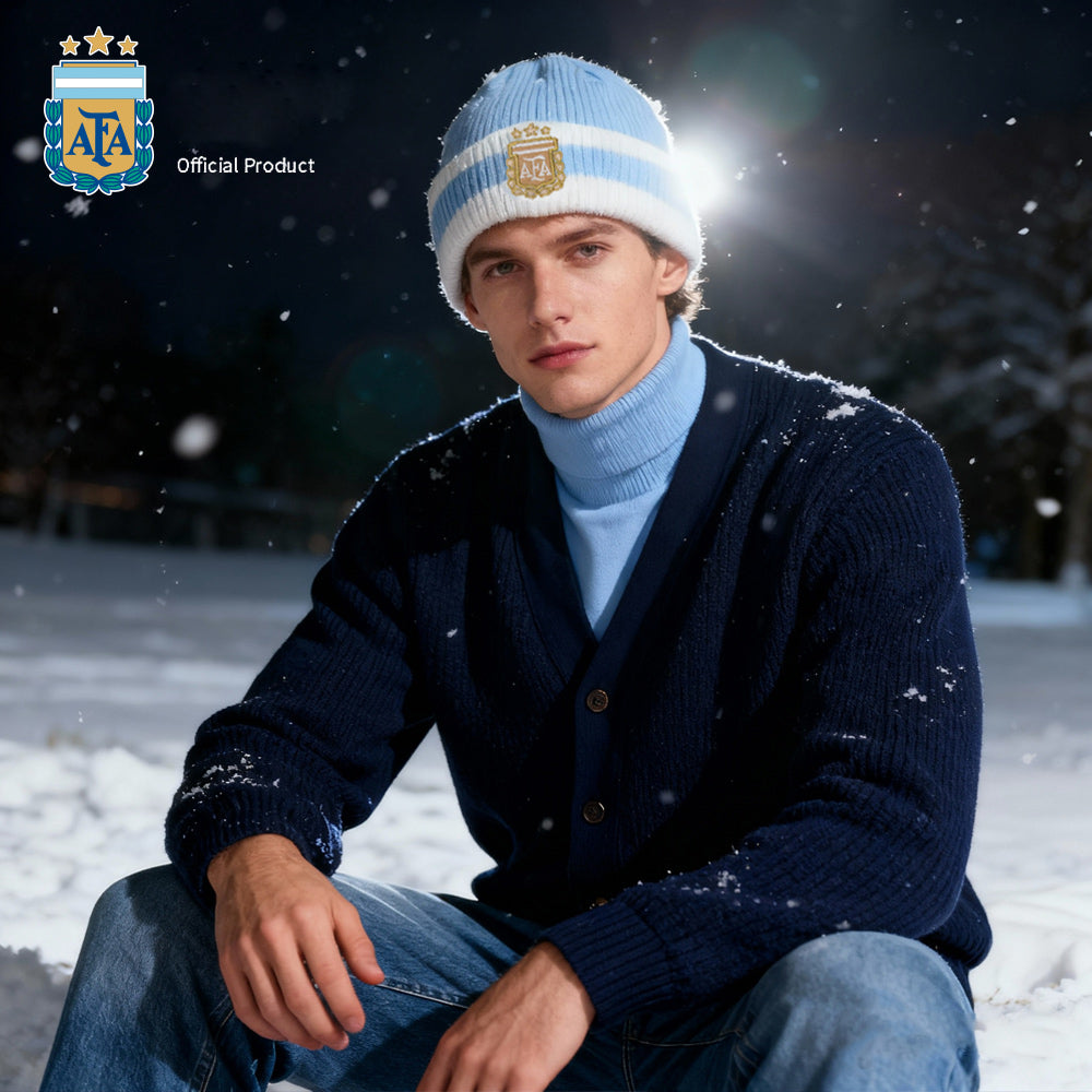 Argentina AFA 3-Star Knit Beanie